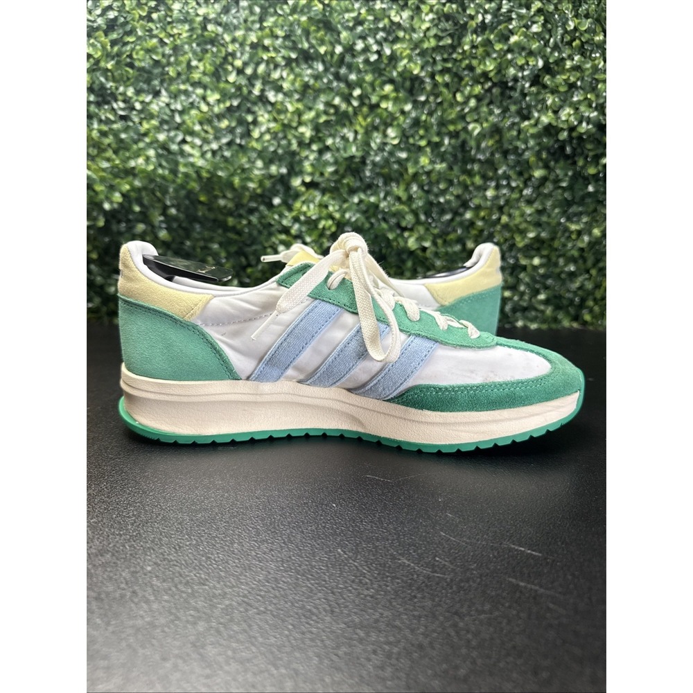 adidas run 70s sneakers Men's Size 8 Green Yellow Adidas - Picture 6 of 10